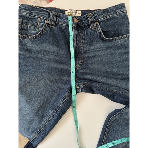 Free People CRVY Siren Low Rise Straight Leg Jeans Size 27‎ Medium Wash - Picture 8 of 10